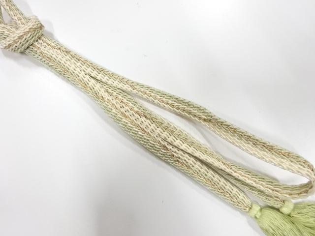 正絹　夏手組帯締め